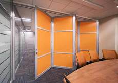 Раздвижные офисные перегородки