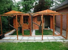 Будки, вольеры для собак от компании Онбуд