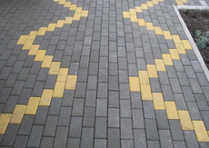 Благоустройство территории. Укладка тротуарной плитки.