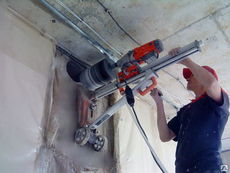 Алмазное сверление отверстий, резка бетона донецк.