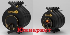 Дровяная печь калориферная Canada classic 400 м3.