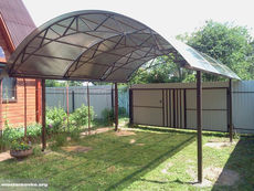 Навесы из нержавейки