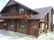 Строим срубы в Одессе. 