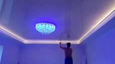 Устройство натяжных потолков