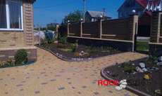 Тротуарная плитка, поребрики