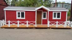 Привезем готовый для проживания дом на вашу землю