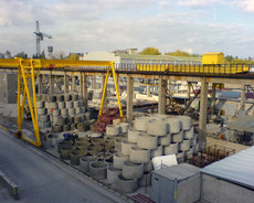 Кольца железобетонные для колодцев канализационных и водных 