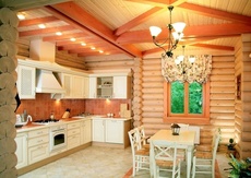 Деревянный дом.