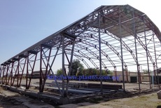 Каркасные ангары под ключ, строительство каркасных ангаров