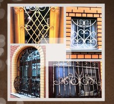 Решетки сварные, металлические, кованые.