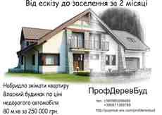 Професійне будівництво каркасних та дерив'яних будинків.