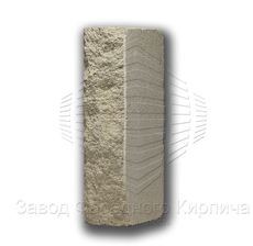 Рваный кирпич облицовочный серый, скала