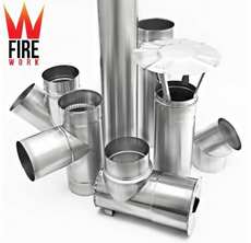 Дымоходы из нержавеющей стали.