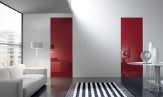 Межкомнатные двери скрытого монтажа стеклянные