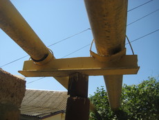 Опоры трубопроводов.