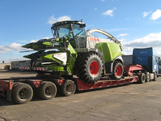 Крупногабаритные перевозки, Негабаритные перевозки тралом.