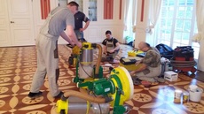 Беспылевая циклевка шлифовка паркета ремонт за 1 день Киев