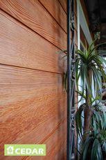 Фиброцементный сайдинг Cedar Premium, махогон