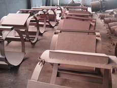 Изготовление опор трубопроводов.