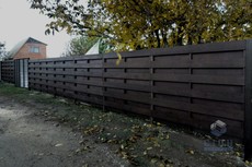 Строительство заборов из дерева