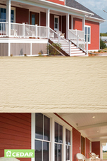 Фиброцементный сайдинг Cedar во внешней отделке дома