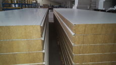 Сэндвич панели с минеральной ватой производим