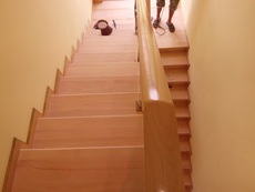 Ремонт реставрация деревянных лестниц в Киеве.