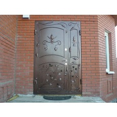 Изготовим металлические двери утепленные, с элементами ковки