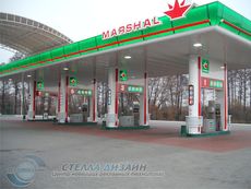 Оформление АЗС Стелла Дизайн