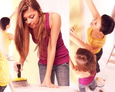 Поклейка обоев. Ремонт квартир Киев