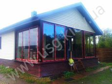 Холодное остекление террасы Profilco PR-26