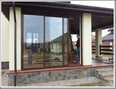 Остекление террасы