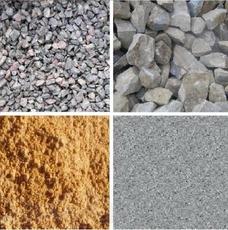 Щебень. Песок