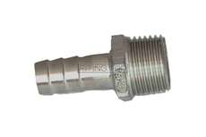 Штуцер шланговый нержавеющий 1/2*12 мм AISI 304