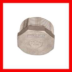 Заглушка нержавеющая под резьбу Ду 15 AISI 304