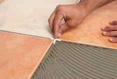 Укладка половой плитки