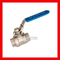 Кран нержавеющий муфтовый вн/вн Ду 15 AISI 304