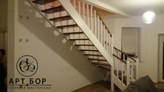 Деревянные лестницы на заказ Киев