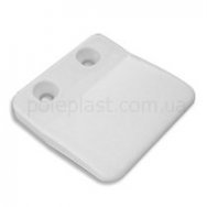 Ручка пластиковая антимоскитная дверная 17х25 (белая и корич