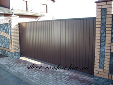 Ворота откатные консольные