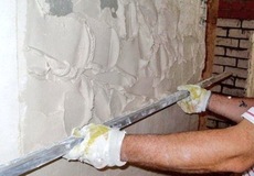 Ручная штукатурка маячная