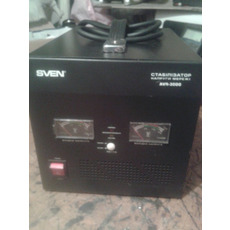 Cтабилизатор напряжения Sven AVR-3000 (3кВт, кабель, б/у)