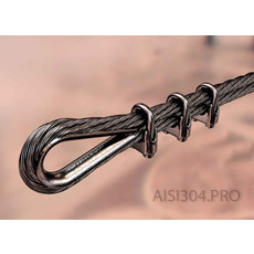 Зажим для троса нержавеющий AISI 304 | TRiNOX