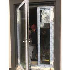 Алюминиевые двери окна для дома от производителя в Киеве