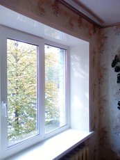 Теплые откосы из сэндвич-панелей в Киеве