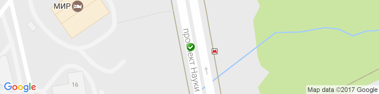 Карта объектов компании Диаз