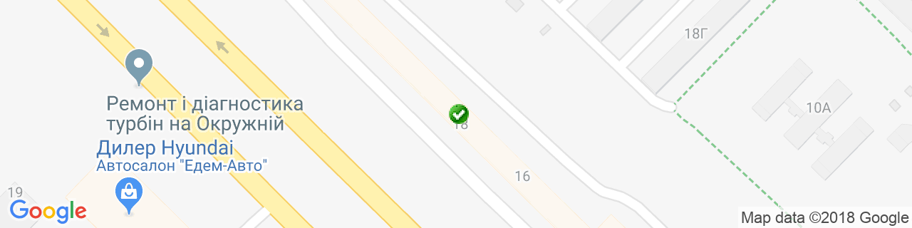 Карта объектов компании Донец