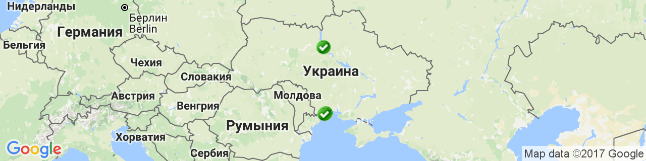 Карта объектов компании Гарант Буд