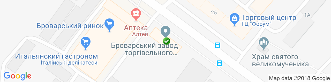 Карта объектов компании Империал Паллет