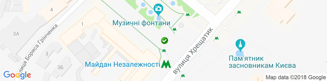 Карта объектов компании Дверной Олимп